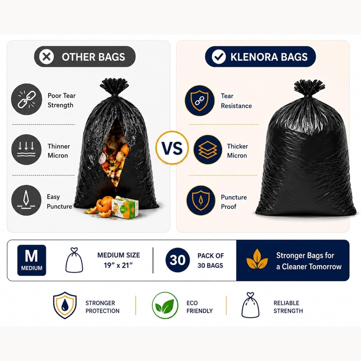 Garbage Bags Medium Size